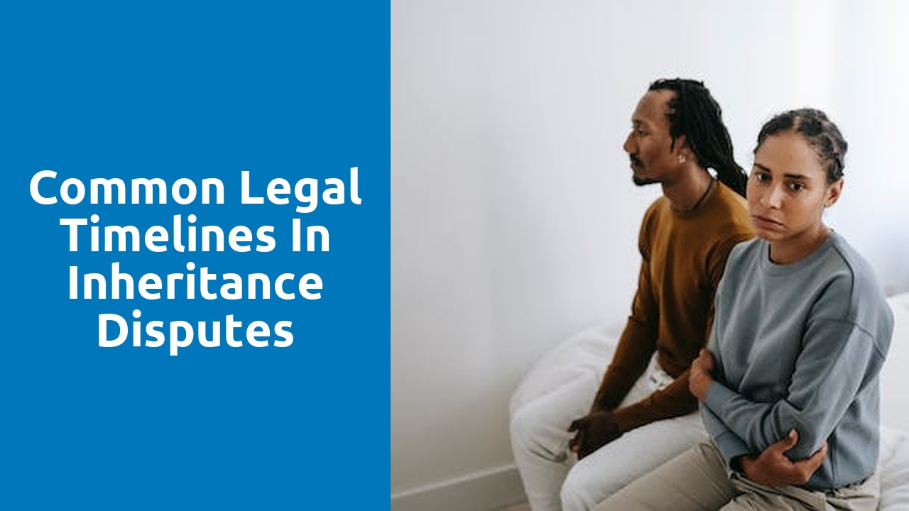 Common legal timelines in inheritance disputes