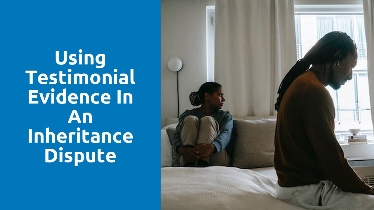 Using testimonial evidence in an inheritance dispute