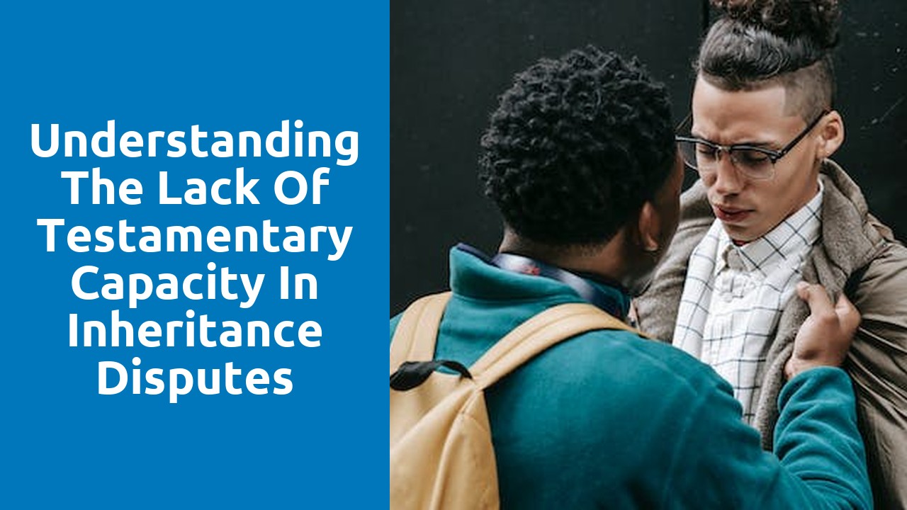 Understanding the Lack of Testamentary Capacity in Inheritance Disputes