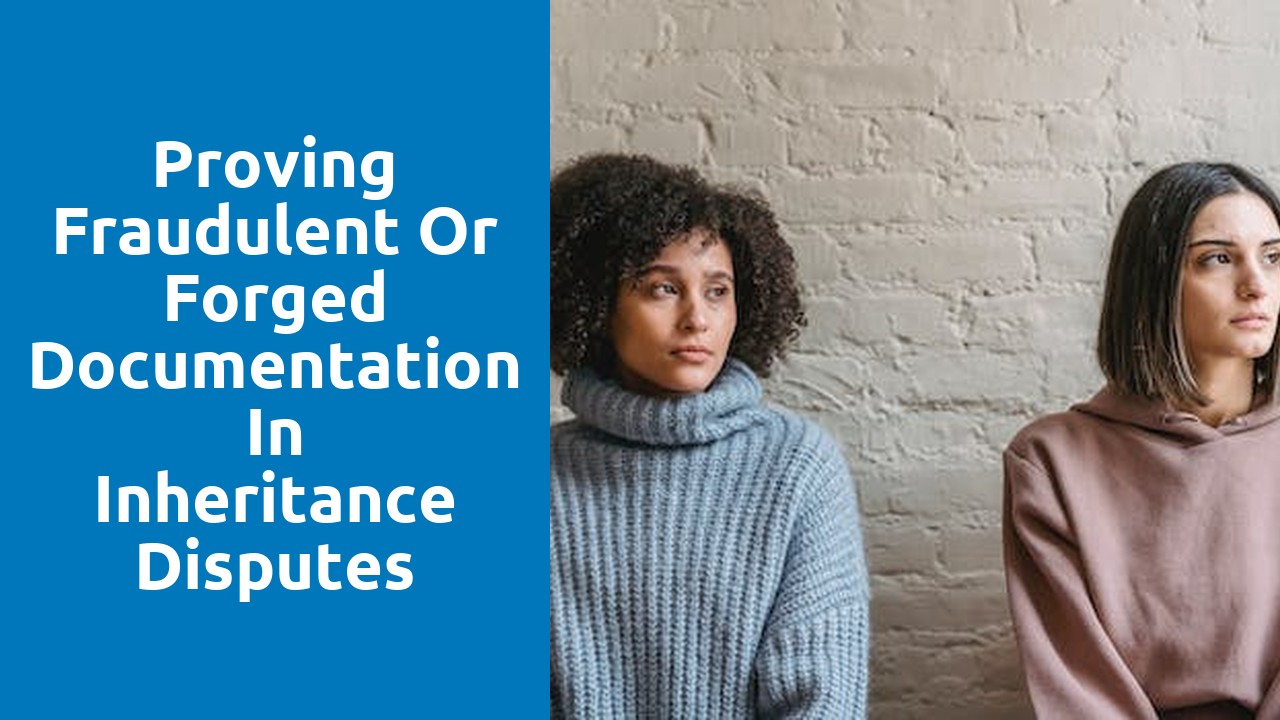 Proving Fraudulent or Forged Documentation in Inheritance Disputes