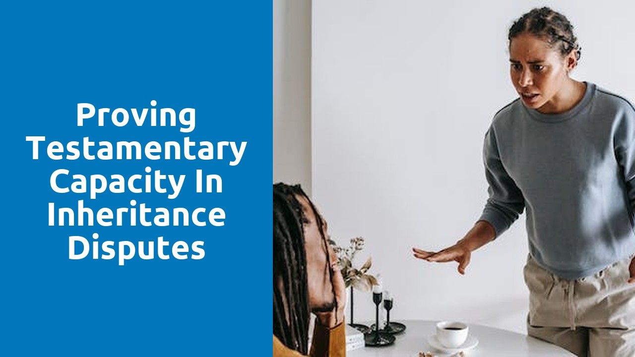 Proving testamentary capacity in inheritance disputes